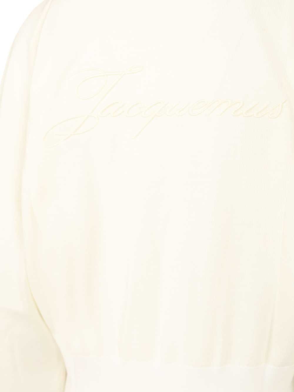Jacquemus Embroidered Sweater Knitwear - White | 404e572d0f88cc4df148693fd195720957748814