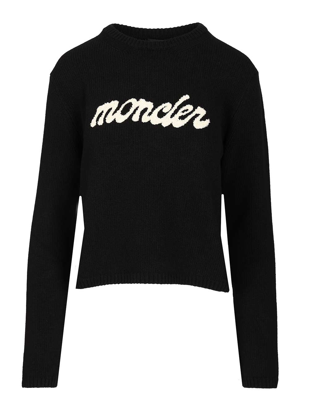 Moncler Wool And Cashmere Sweater Knitwear - Black | 1bbbc8c6d7bcc37fc220224f18abf9ef01332360