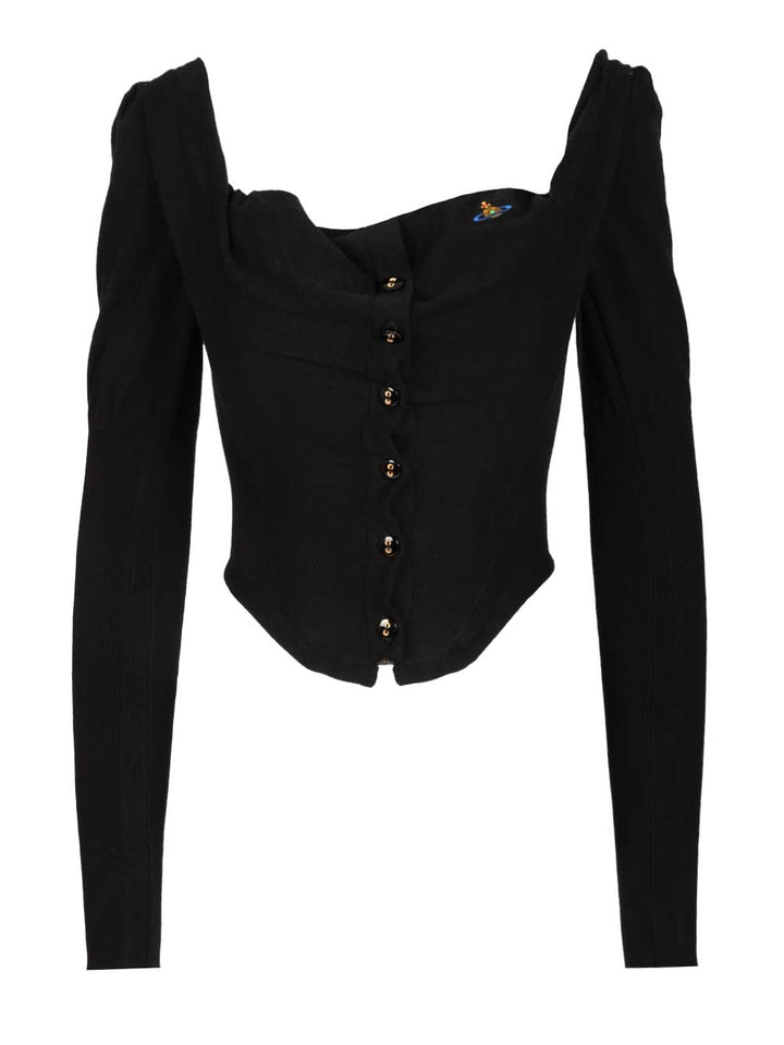 Vivienne Westwood Bea Corset Tops - Black | d1c6aa3fd4a2509d16c4e99dab4116208e3d7f92