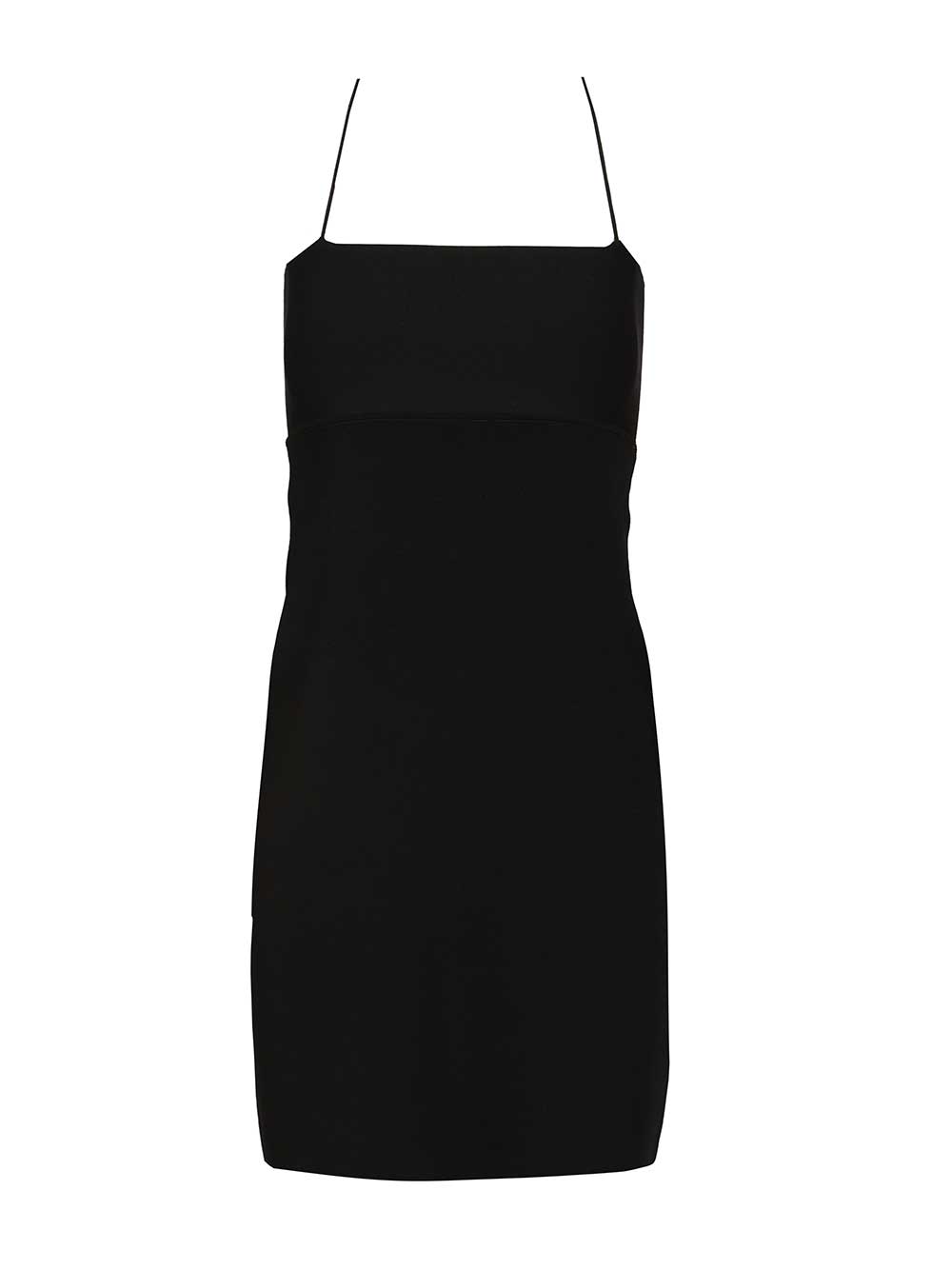 Alexander Wang Slip Dress With Logo Dresses - Black | 1e80ec58296fd63ede59ee46fd41bae139ce872c