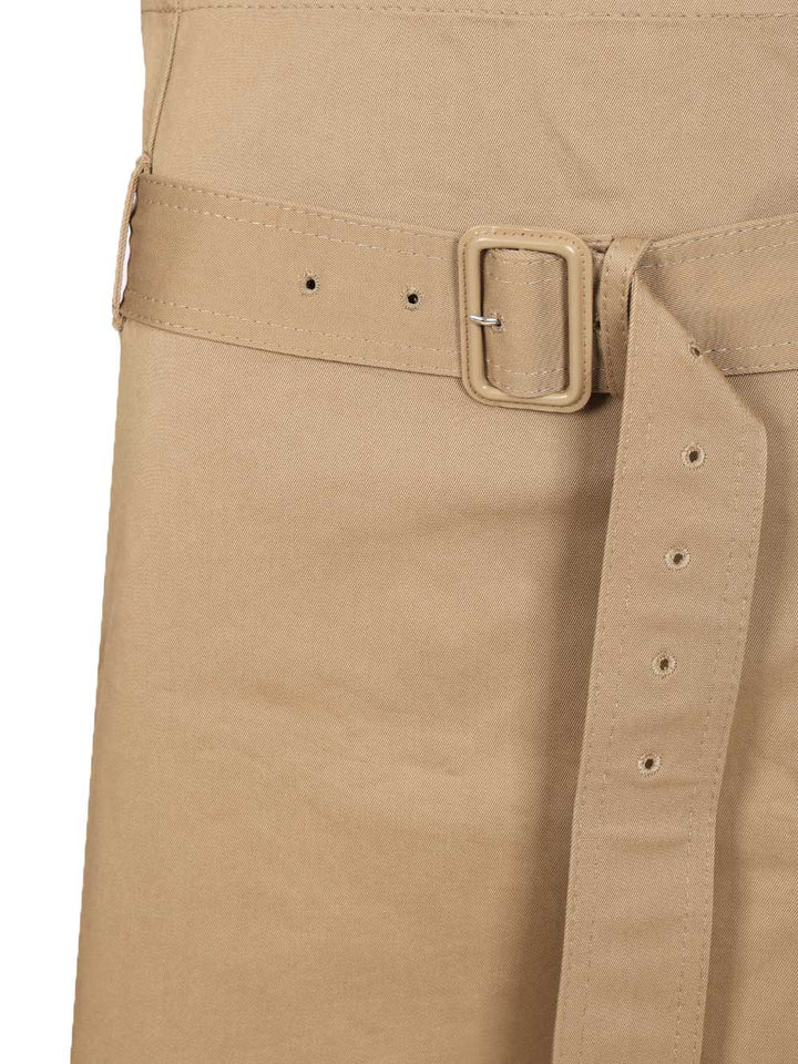 Acne Studios Flared Skirt Skirts - Beige | eddf3a64b93b34872804c9091df64b6cda6b9b75