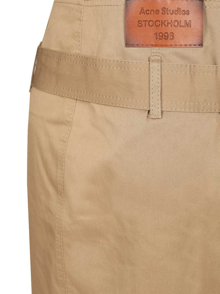 Acne Studios Flared Skirt Skirts - Beige | 02e380cd02381c644902d2cd929a649b31c11a3c