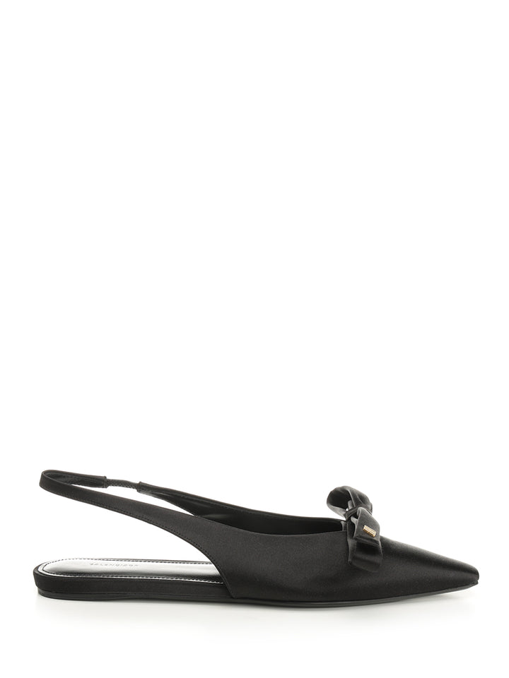 Balenciaga Slingback With Bow Scarpe basse - Black | 9a26621afddd9e8a442187bc334aeb47a14367a9