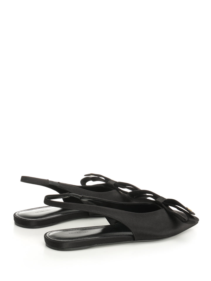 Balenciaga Slingback With Bow Scarpe basse - Black | 26bbf2f05f2c93ccff30f3736665f5206310d0b4