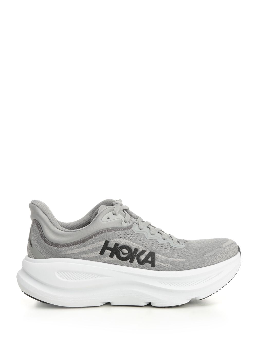 Hoka Bondi 9 Sneakers - Grey | 79071f77447f7b0003f58cd173d2414cbda57265