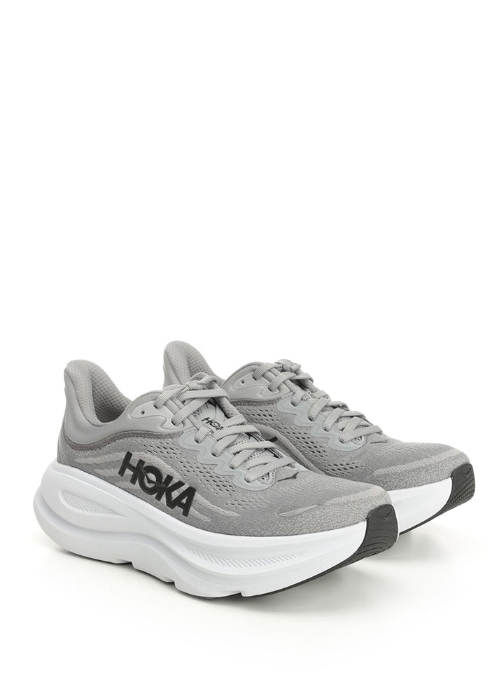 Hoka Bondi 9 Sneakers - Grey | d96fe28d371c6f5b729db81f6e70294a8ffe5b2d