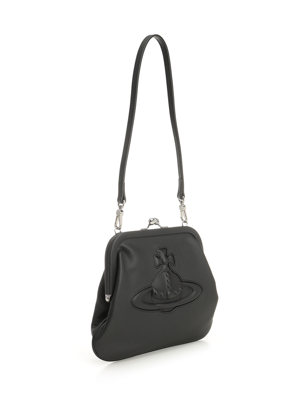 Vivienne Westwood Vivienne Clutch Clutches - Black | f5d7397de6d51a3f65d4045b00c0299a271de85f