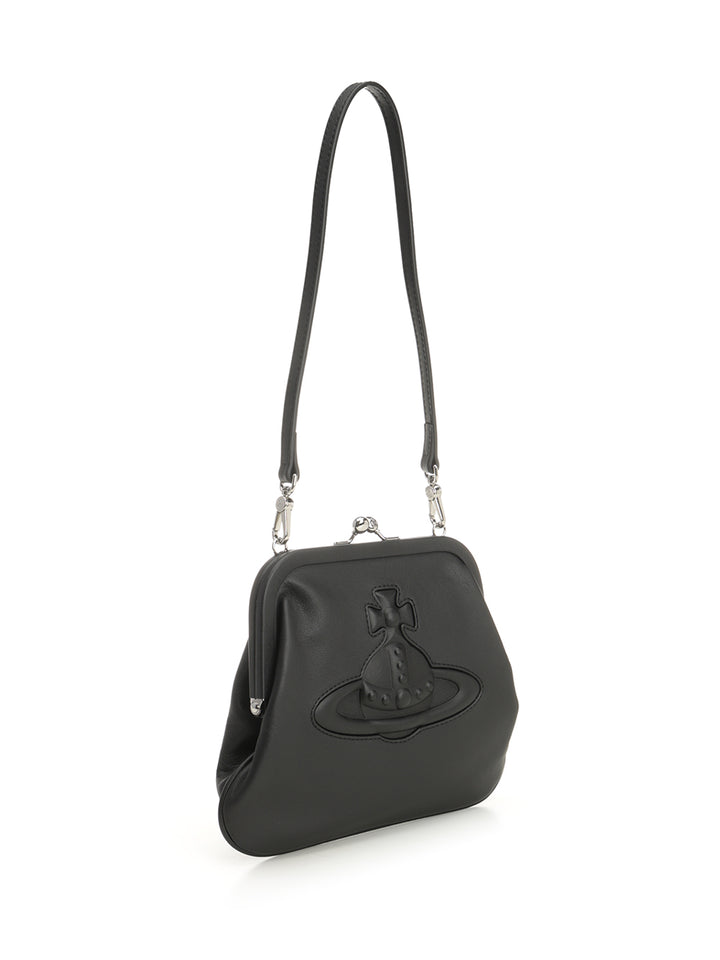 Vivienne Westwood Vivienne Clutch Clutches - Black | f5d7397de6d51a3f65d4045b00c0299a271de85f