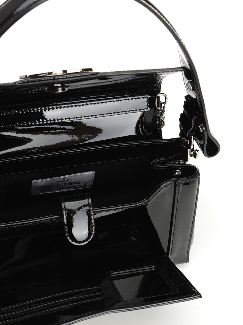Vivienne Westwood Hazel Shoulder Bags - Black | 1461d8644cbb20e06958becdae6f861b8537c136