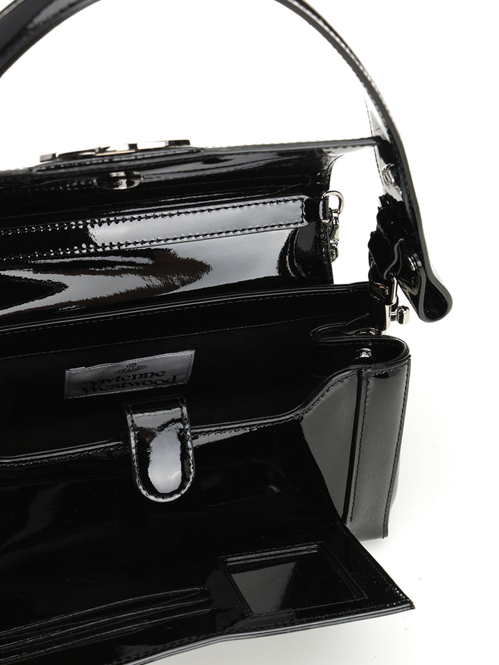 Vivienne Westwood Hazel Shoulder Bags - Black | 1461d8644cbb20e06958becdae6f861b8537c136