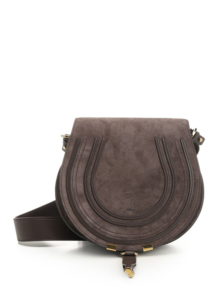 Chloe' Saddle Marcie Crossbody Bags - Brown | f27ff0877a0ed3c41bb5d42d6e20d12635f10680