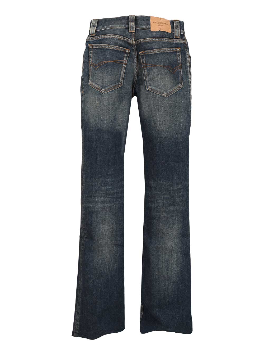 Balenciaga Slim Fit Bootcut Pants Jeans - Blue | f3f021cac4dc62281d73edb8c908d81532df6a01