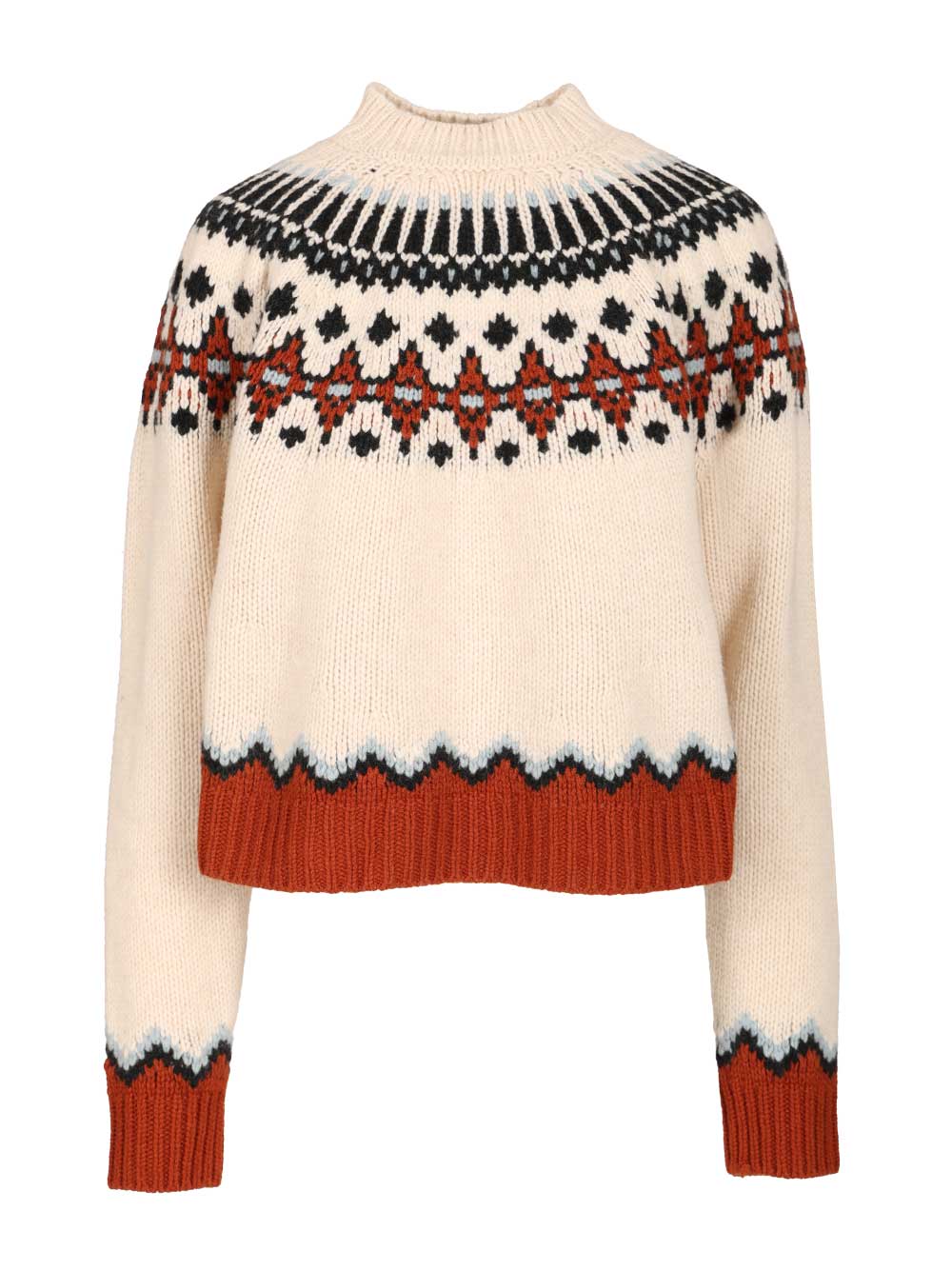Alanui Sweet Winter Knitwear - White | 09c4645da838e8ac70277603a507cbf259eec345