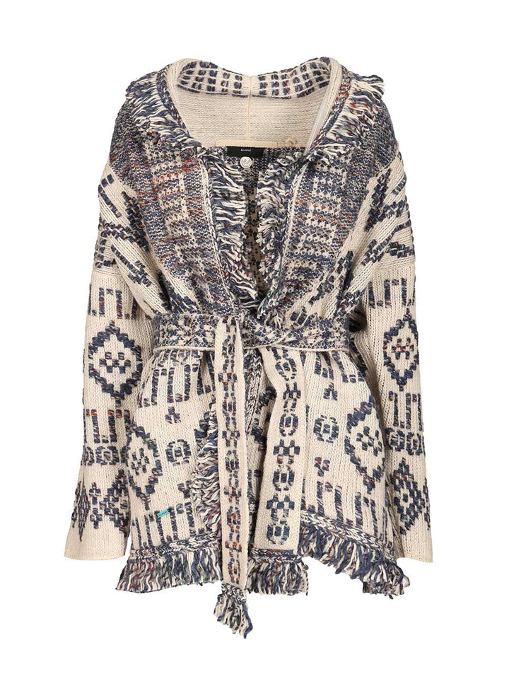 Alanui Grunge Beat Knitwear - Blue | 191390e1a6d378bdaca145a4582bdea877030a43