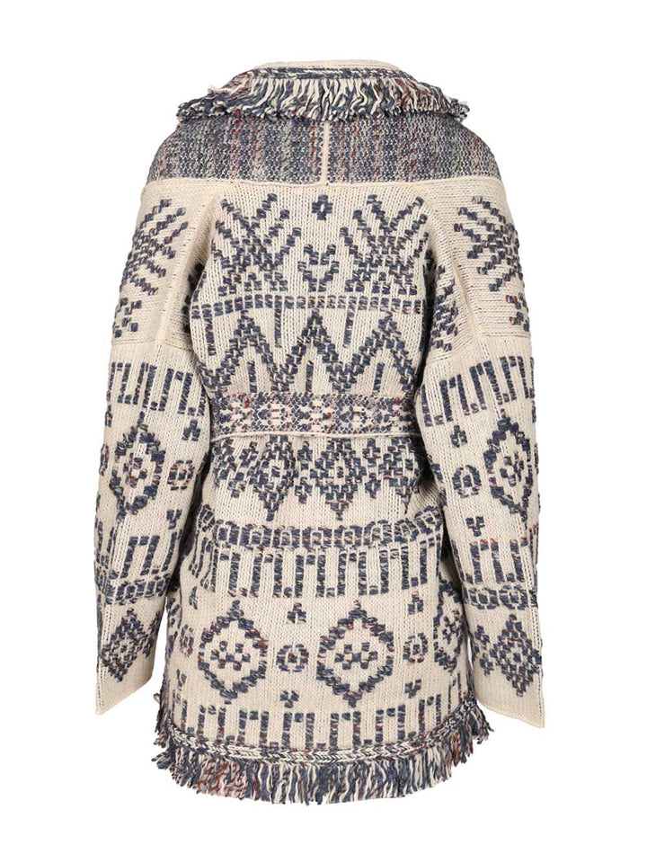 Alanui Grunge Beat Knitwear - Blue | 049fc818fe216e1531ecd5c506dbfddd286d6bc8