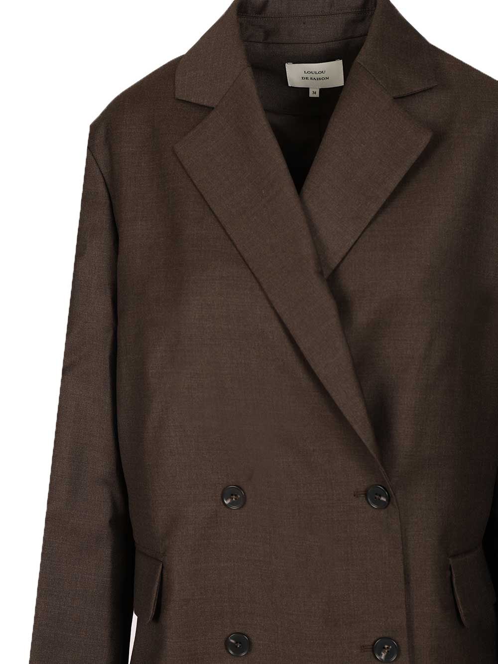 Loulou De Saison Donau Jackets - Brown | ff2c30d33b5e640b5556635b140aac629205b4d6