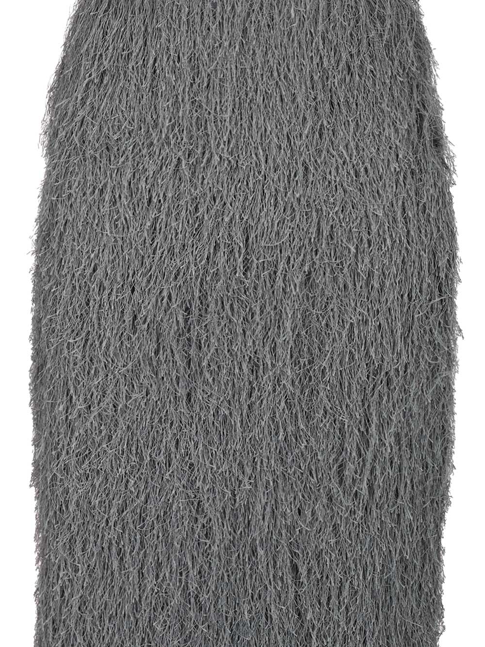 Dries Van Noten Fringed Skirt Skirts - Grey | 313564c27fb6d69554d3f6c436a9fa58cac82f6d