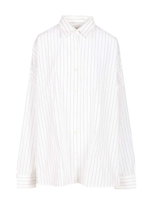 Oversized Striped Shirt Shirts Multicolor
