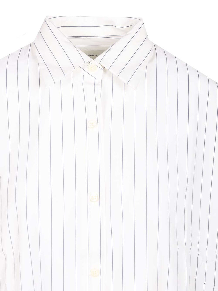 Dries Van Noten Oversized Striped Shirt Shirts - Multicolor | 8f8dcf6a432775c01a2d8f77a7c864aa6269cf60