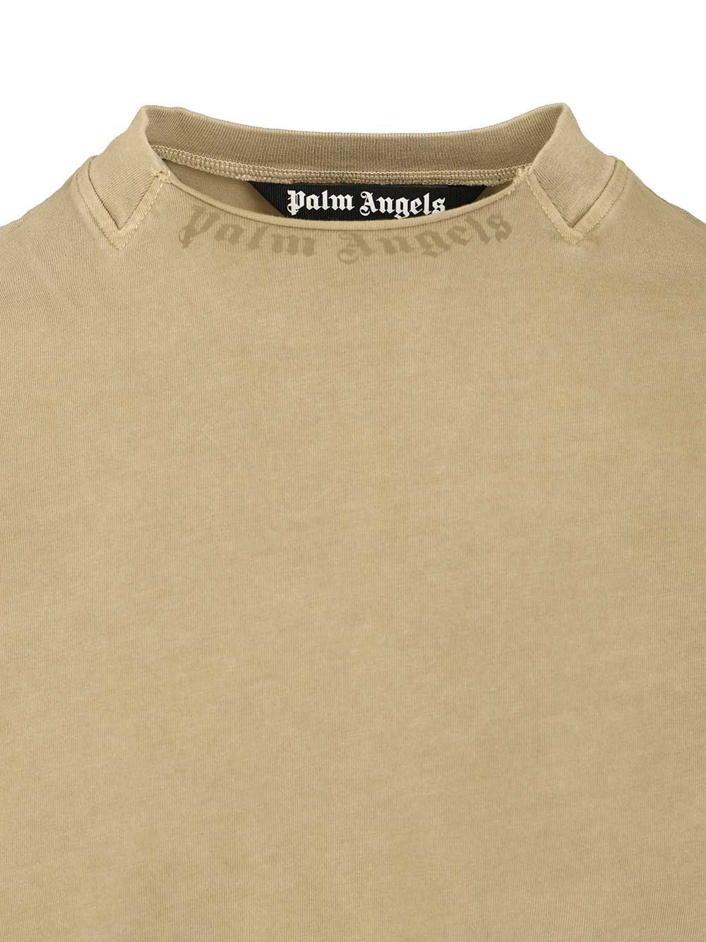 Palm Angels Cotton T-Shirt - Green | ee0a6a977ea086109b1a79ccc0c3b2f4b5010995