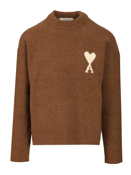 Ami De Coeur Sweater Knitwear Brown