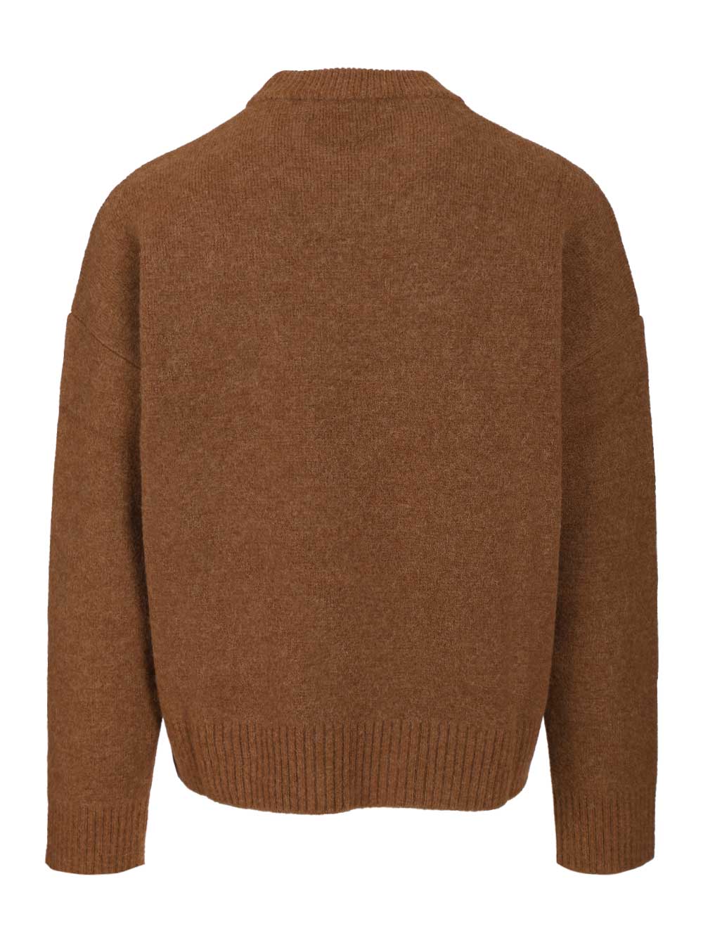 Ami Ami De Coeur Sweater Knitwear - Brown | 8d302e696e05256b68713edd76048ef614ab5345