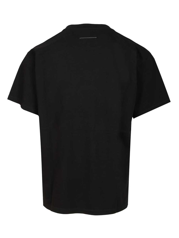 Mm6 Maison Margiela Trompe L T-Shirt - Black | 09a011dcc19516f096a45c7b6349e89b8e245f7e