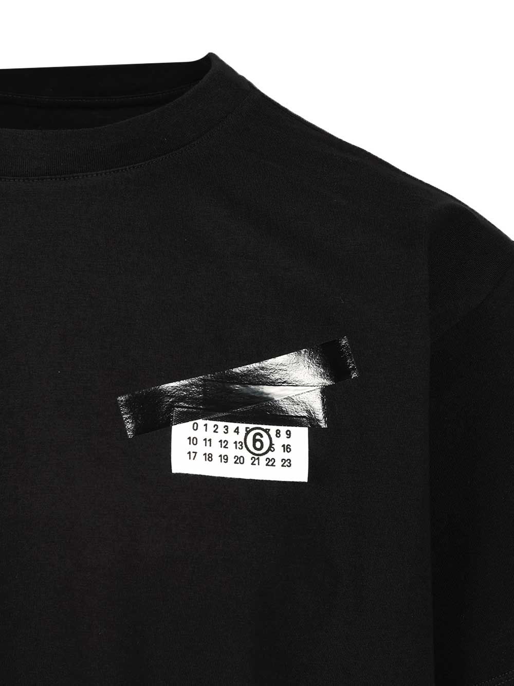 Mm6 Maison Margiela Trompe L T-Shirt - Black | e4359977c45ff5e6bb45bda56131bfb66a79c6d6