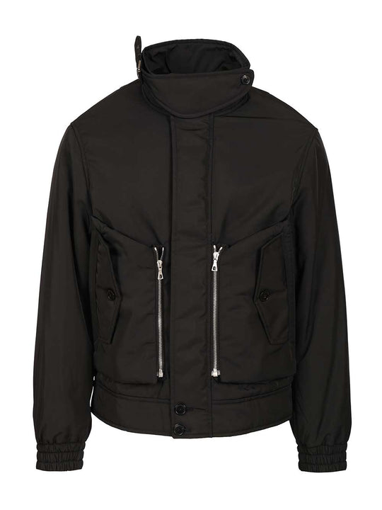 Venice Dark Grey Cotton Jacket Jackets Black