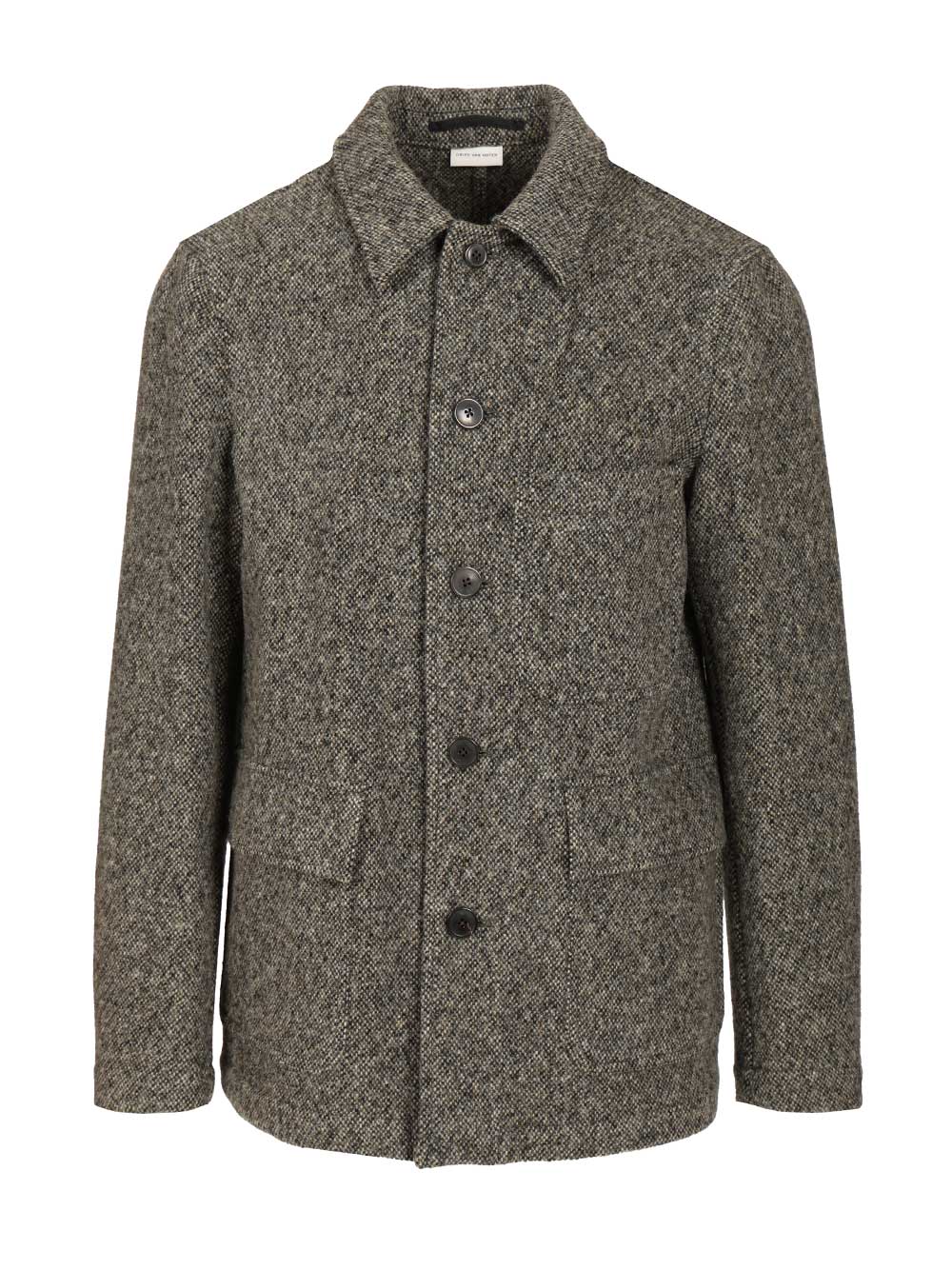 Dries Van Noten Wool Blend Jacket Coats - Grey | cd8f1413950272a2e70cfc5ea29edf65e1651afd