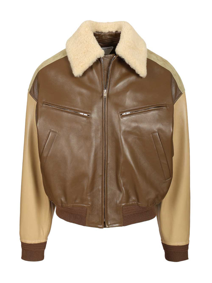 Bottega Veneta Nappa Leather Jacket Jackets - Multicolor | 0524e674bed6865077a3507e059d0408f272e655