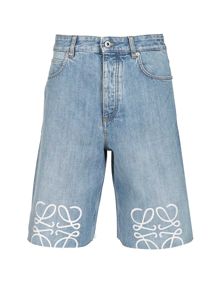 Loewe Anagram Trousers - Blue | 80643707b4df4cfb03e3fd71e39707d3621dd307