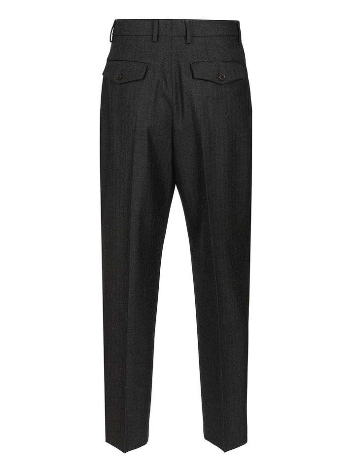 Dries Van Noten Tailored Trousers - Grey | b3ed343ac0e7559bccd7bcbd26c6f7ee4da07070