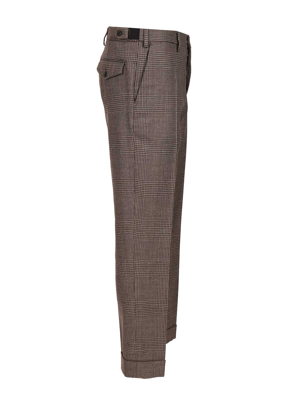 Dries Van Noten Prince Of Wales Wool Trousers - Brown | 1b61bc9ffd47f253da629b3eda2cf6f256cf895d