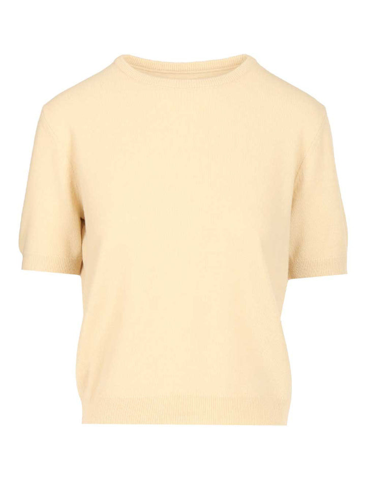 Maison Margiela Crewneck Sweater Knitwear - Beige | ccfa5dbf08d1aef363c96989eb8bf047fe14acbb