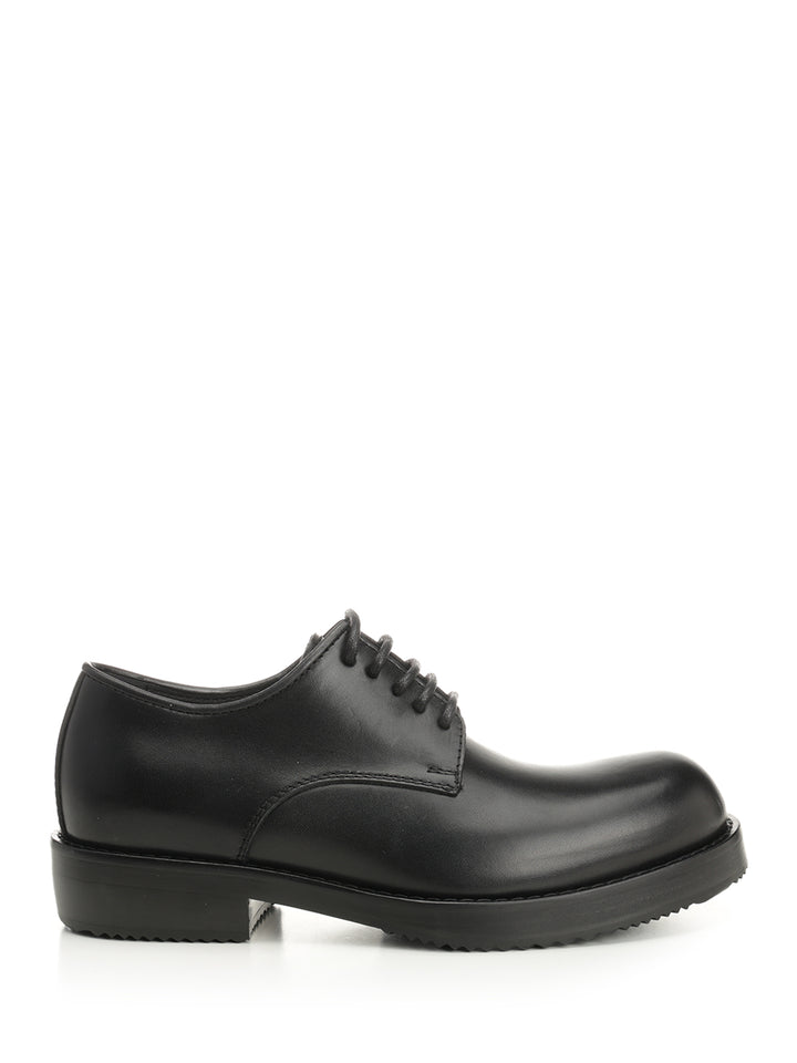 Dries Van Noten Leather Derby Shoe Lace-Up Shoes - Black | f20c74f73f9403934c64a05d50ec996149415caa
