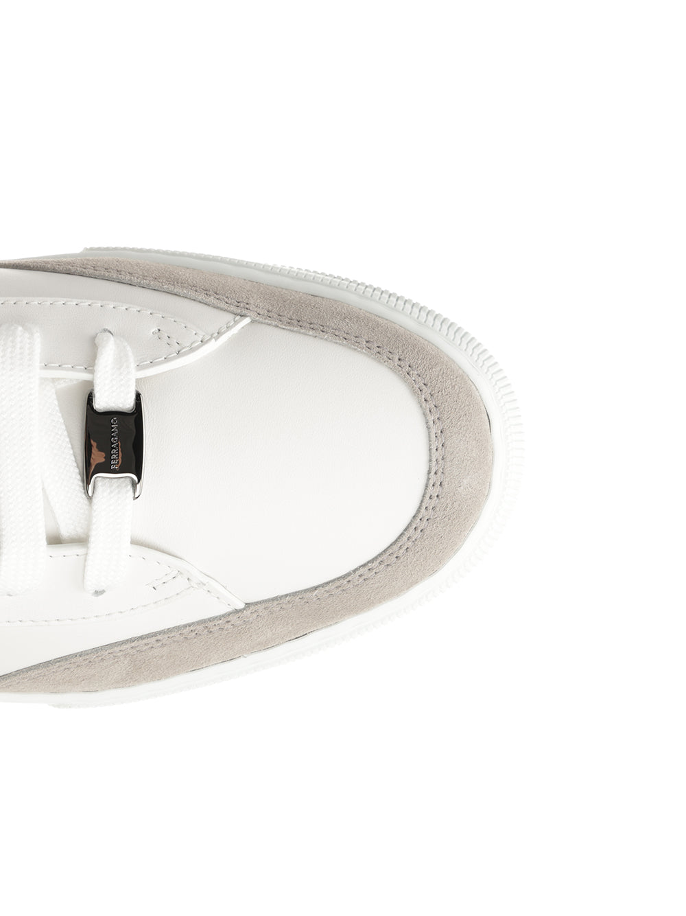 Ferragamo Low-Top Sneaker With Gancini Sneakers - White | 9f7d3b1e6a9c6dbb206f1ba20b3fe3c1d962967d