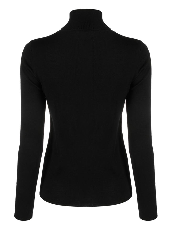 Zanone Turtle neck - Black | f32142bc0e67eab0deb4bc1dda945caa2a798c17