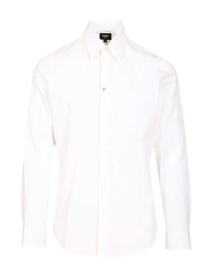 Fendi Cotton Shirt Shirts - White | a61fe400117d1b0865e315f33407073179731428