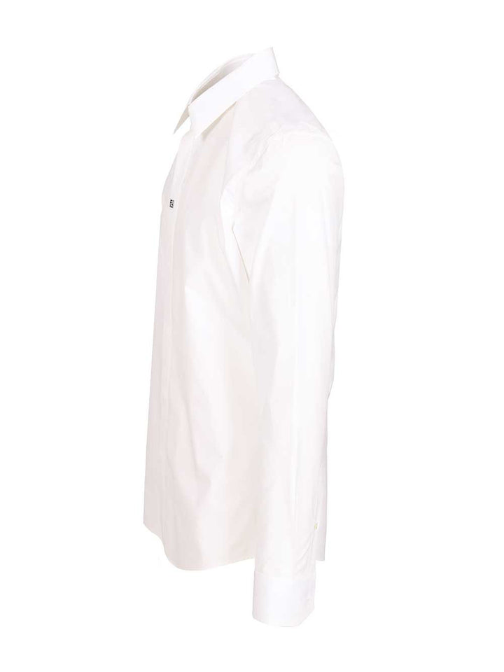 Fendi Cotton Shirt Shirts - White | e156e5e74f7c84b8abd101125888f7a066242168