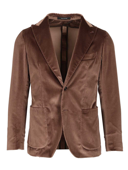 Smooth Velvet Jacket Jackets Brown