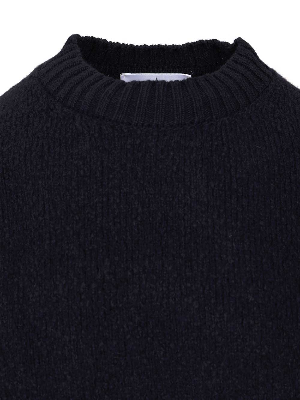 Stone Island Organic Cotton Crew Neck Sweater With English Ribs Knitwear - Blue | ec5933b171a3959a8c358b9e1359658b68c49961
