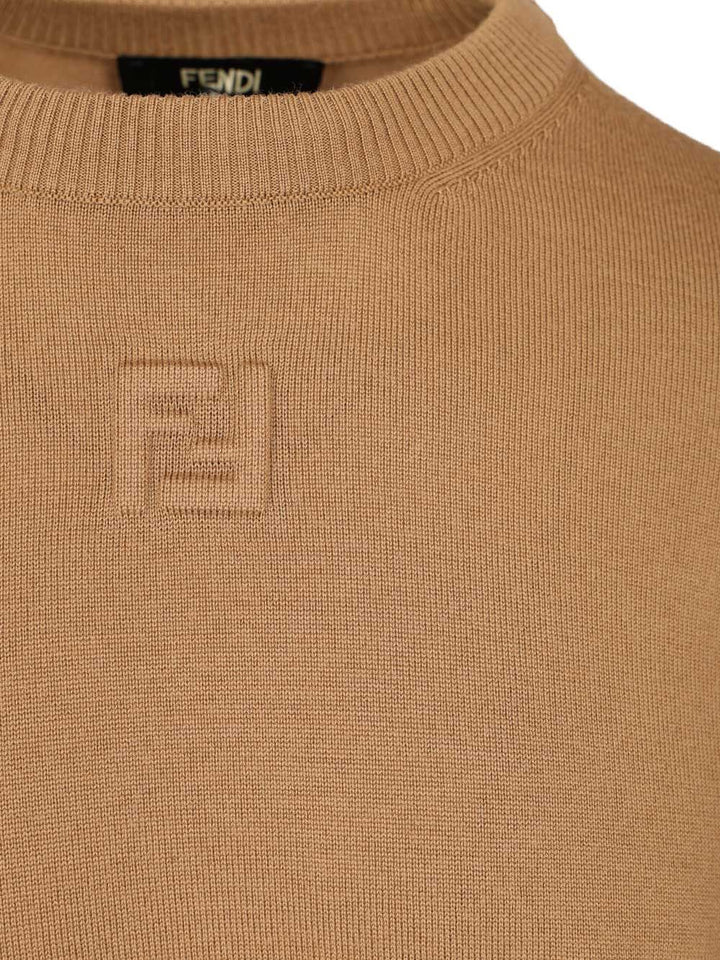 Fendi Wool Sweater Knitwear - White | f2ae1bc6c5ea33fcd3715ec4e488af48ae78d095