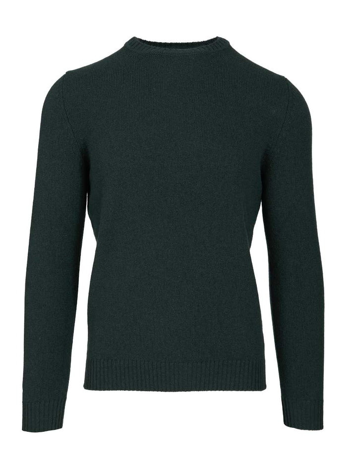 Al Duca D'Aosta Crewneck Sweater Knitwear - Green | c51cfa1bfc118782fb37c57960ae668a5950bd76