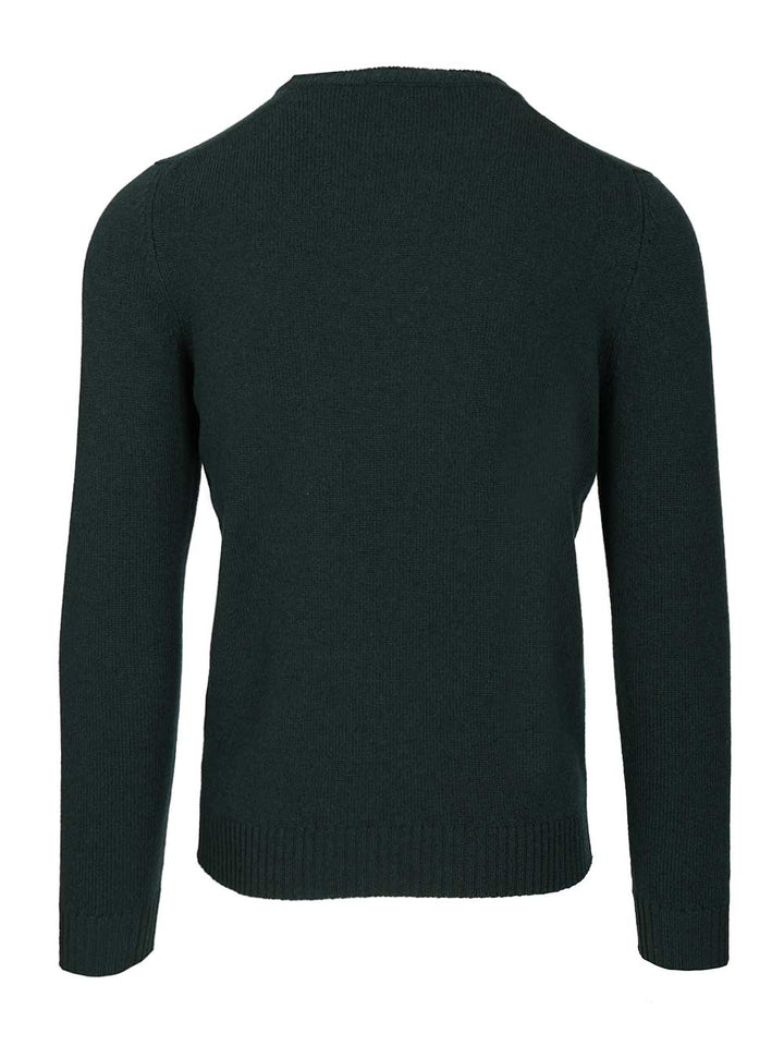 Al Duca D'Aosta Crewneck Sweater Knitwear - Green | 7973f776f5d290951c06a1cb40052f5f803c61d2