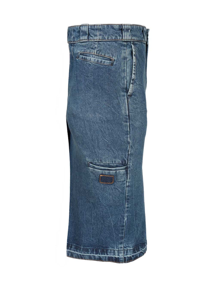 Maison Margiela Long Denim Skirt Skirts - Blue | 7c89d78c6bab2fedf263932879b0a103217eb22b