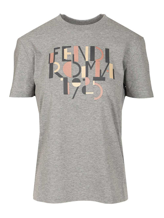 Fendi Roma T-Shirt Grey