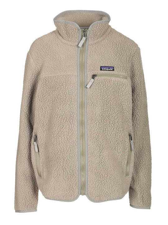 Pile Fleece Jacket Knitwear Green