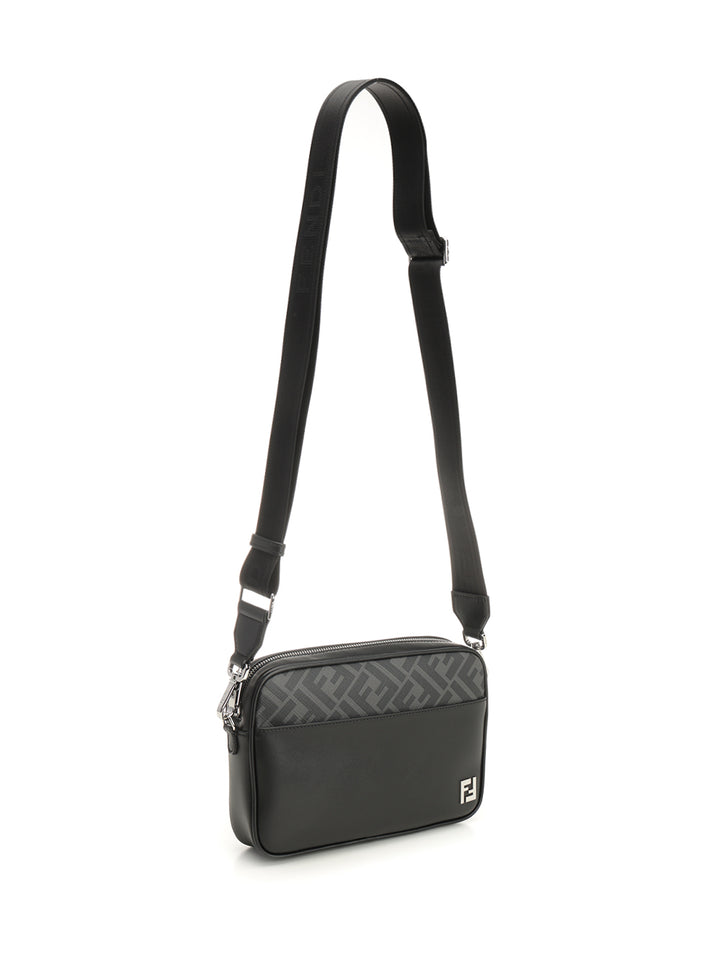 Fendi Squared Ff Crossbody Bags - Black | fcb24c32cff41297a3d59979d390cdd3695d2dd1