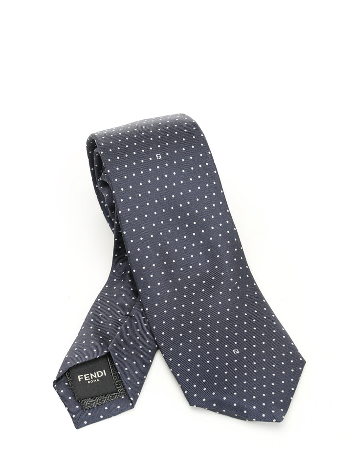 Fendi Silk Tie Ties And Bow Ties - Blue | 7af4eaac39b3102b7f4d2b0b54e970b187564e5f